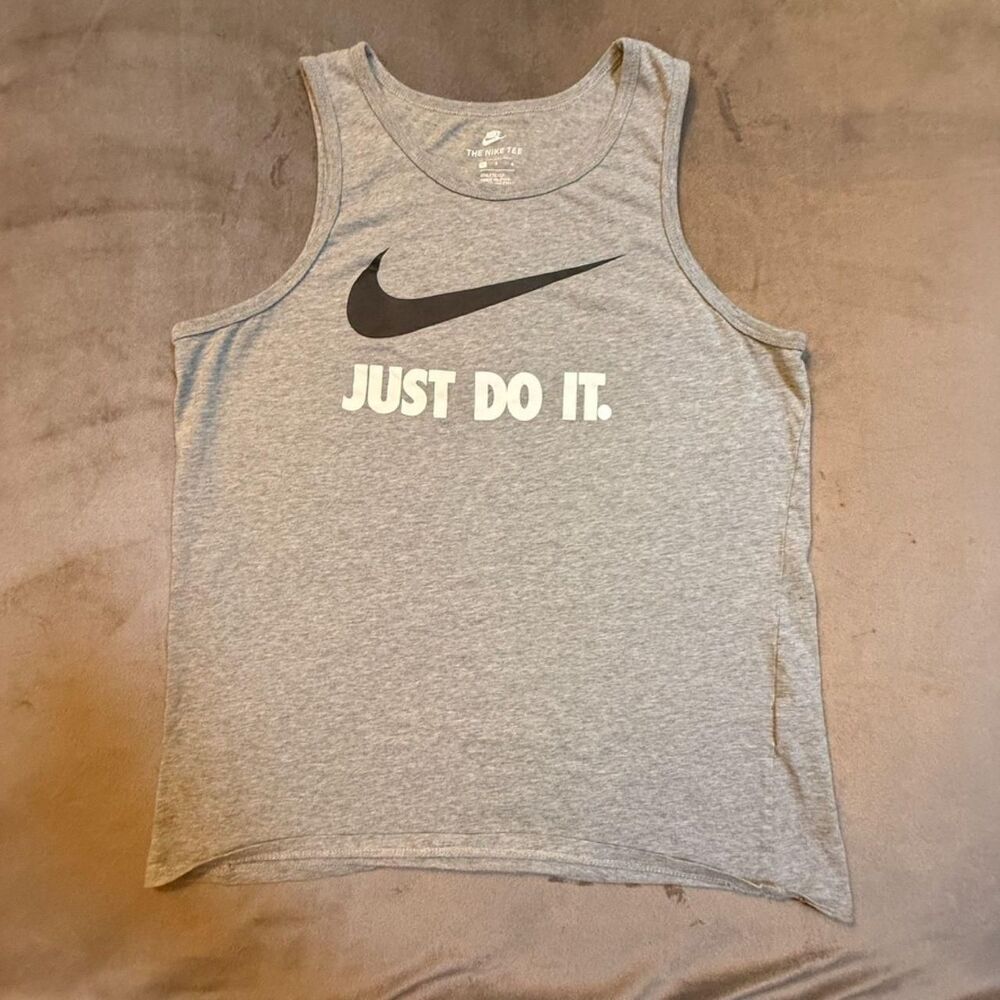 Nike grey tank top Size L - 0247